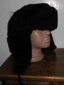 Вушанка German Navy blue winter ear hat, Bamberger Mützen, Gr. 61