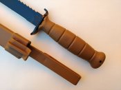 Тактический нож спецподразделений Glock Глок FM81.Песочный.