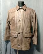 Куртка кожаная с тёплой подкладкой р. L-XL.