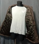 Куртка кожаная с тёплой подкладкой р. L-XL.