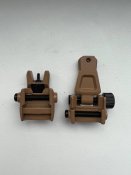 Комплект складных прицельных приспособлений мушка+целик Magpul MBUS метал