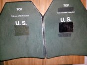 Керамічні бронепластини (бронеплити) ESAPI - X-LARGE. клас 6 (клас 4 США stand alone 7.62 APM2