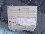 Кацапська коробка з прізвищем окупанта