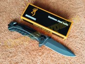 Складной тактический нож Browning FA46 стропорез стеклобой