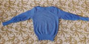 Свитер шерстяной ВВС Британии (RAF Jumper Utility, Blue Grey V Neck) размер 44-46
