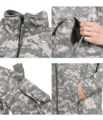 Куртка осіння армії США з флісовою підкладкою негорюча Massif Army Elements AEJ розмір 44-46 ACU UCP