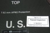 Комплект бронеплит армии США  ESAPI XL