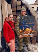 Захисники та волонтери Кракену підписали картину