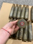 Трофейні гільзи ЗУ-23-2 ЗУшка 23мм