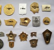 Ленін и символи СРСР на значках = 25 шт.