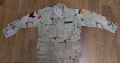 Форма Desert Pattern: китель + брюки, размер 48-50, 90-е годы, б/у, MACV-SOG армия ВС США