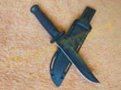 Охотничий туристический нож 2158A  Черный 30 см