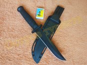 Охотничий туристический нож 2158A  Черный 30 см