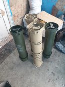Тубус від артелерійського снаряду 155мм