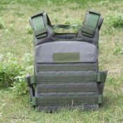 Плитоноска Сіра з боковими кишенями Plate Carrier ЗСУ