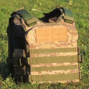 Плитоноска Укрпіксель з боковими кишенями Plate Carrier ЗСУ