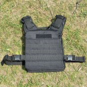 Плитоноска Чорна Plate Carrier ЗСУ