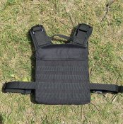 Плитоноска Чорна Plate Carrier ЗСУ