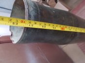 Гільза латунна 100 мм   БС-3, Д-10.  49 г.