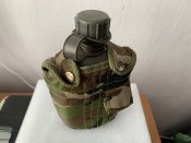 Фляга пластикова в чохлі з кріпленням 1 л