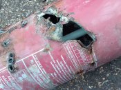 Вогнегасник який був кацапам за мішень