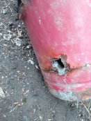 Вогнегасник який був кацапам за мішень