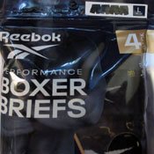Труси Reebok Performance Boxer print нові оригінал розмір L [упаковка 4 шт]