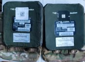 Стандартные боковые керамические бронепанели с чехлами армии США - ESBI
