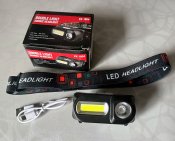 Налобний LED ліхтар з зарядкою по USB