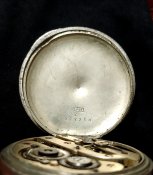 Трофейные карманные часы Minerva "Erich Mielke, Uhren u.Goldwaren, Schivelbein", серебро