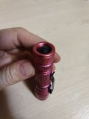 Червоний LED ліхтар металевий, яскравий і міцний ЛЕД фонарь алюминий