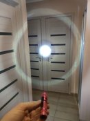 Червоний LED ліхтар металевий, яскравий і міцний ЛЕД фонарь алюминий