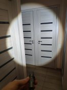 Сірий LED ліхтар металевий, яскравий і міцний ЛЕД фонарь алюминий, зум