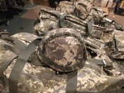 Чохол (кавер) на каску в камуфляжному кольорі-Мм14.  + Стрічки для маскування