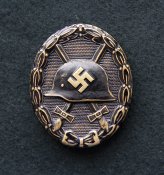 Знак «За ранение 1939» в черном. Клеймо.