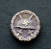 Знак «За ранение 1939» в черном. Клеймо.