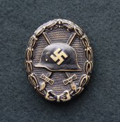 Знак «За ранение 1939» в черном. Клеймо.