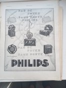 Реклама Пежо, Philips. Франція,1930 рік.