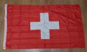 Флаг Швейцария на люверсах, однослойный,...