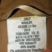 Лёгкая тропическая палубная куртка Бундесмарине Bundesmarine tropical deck jacket