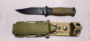 Тактический нож антибликовый, c фиксированным клинком FS-29