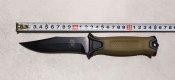 Тактический нож антибликовый, c фиксированным клинком FS-29