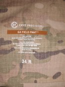 (Crye Precision) G4 Field Pant, MultiCam, розмір 34R, б/в