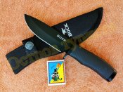 Охотничий Нож Buck 009 Black с чехлом 56HRC реплика