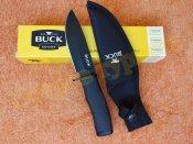 Охотничий Нож Buck 009 Black с чехлом 56HRC реплика