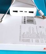Повербанк Xiaomi 3 20000 mAh, 18 Вт. Quick сharge. White (PLM18ZM). Блиц