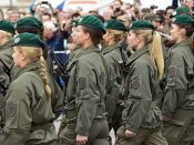 Берет зелёный австрийской армии с кокардой