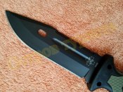 Тактический нож 4038B c чехлом пила огниво точилка компас стеклобой