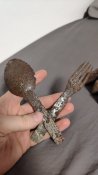 Німецька антуражна ложко-вилка + бонус