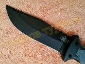 Тактический нож 4058A Grey c компасом огнивом точилкой стеклобоем 27 см